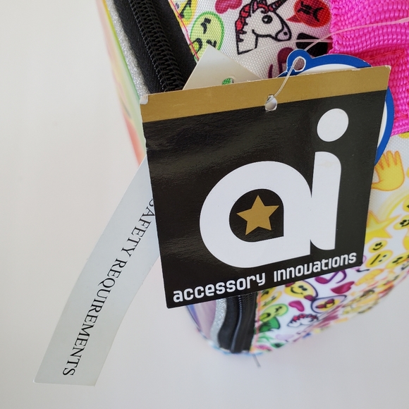 NWOT Accessory Innovations Emoji Backpack - Picture 14 of 14